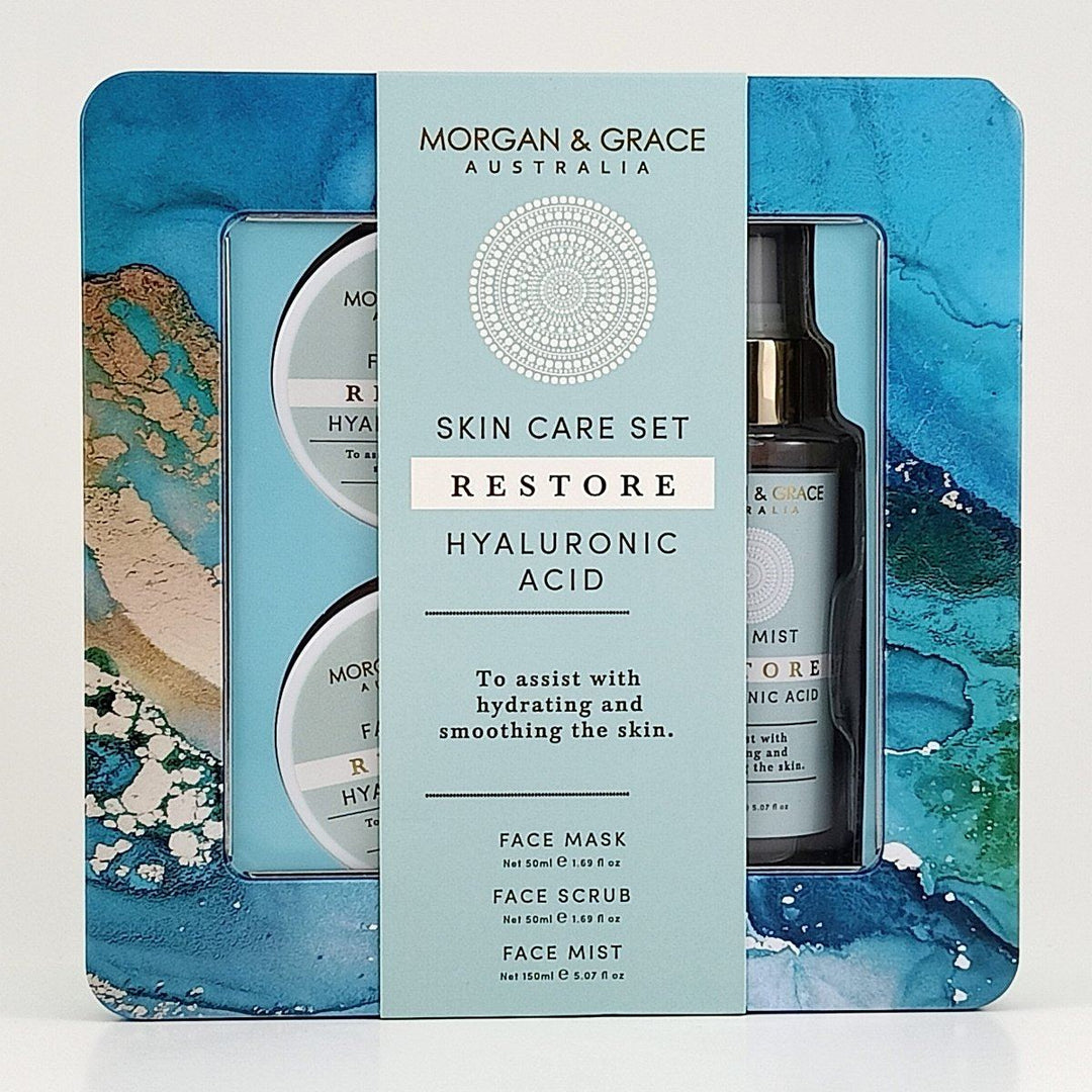 Morgan & Grace Skin Care Set RESTORE (Hyaluronic Acid)