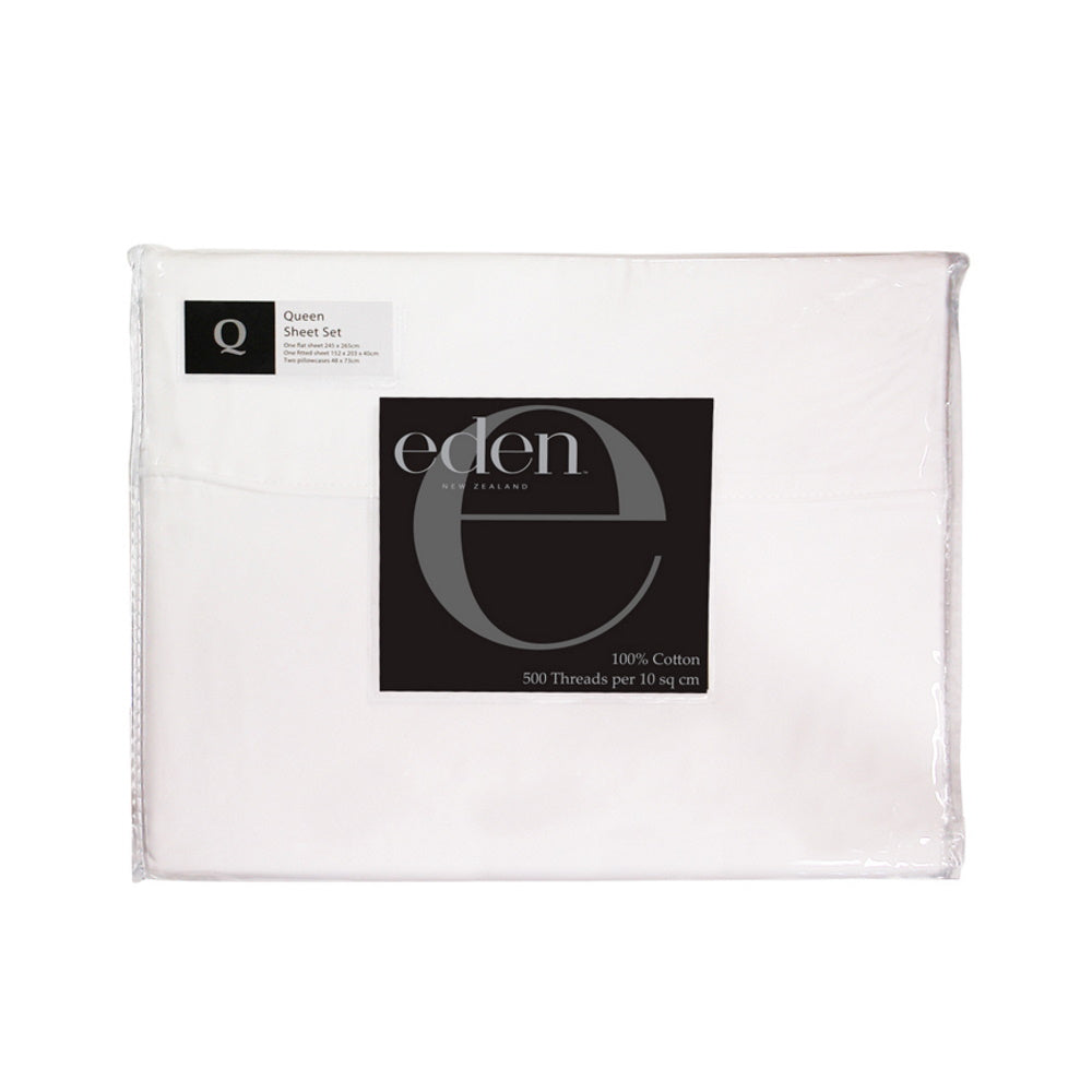 Eden 500 Thread Count Cotton Sheet Set - Queen