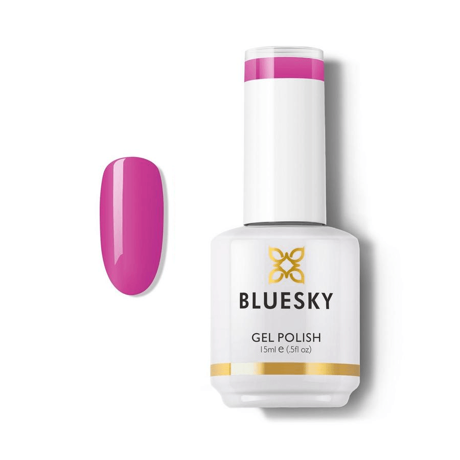 BLUESKY Gel Polish 15mL - Hot Pop Pink