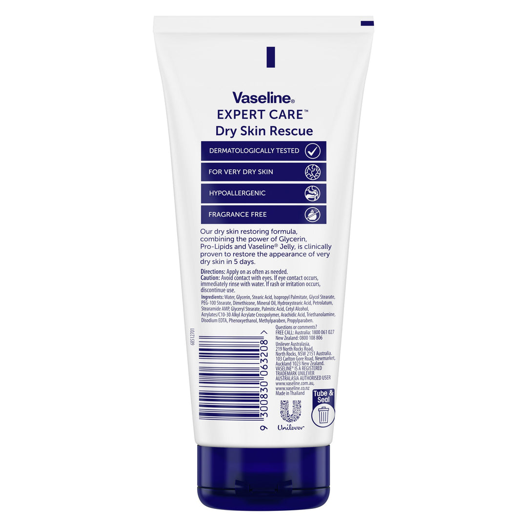 Vaseline Expert Care Advanced Strength Body Lotion Dry Skin Rescue