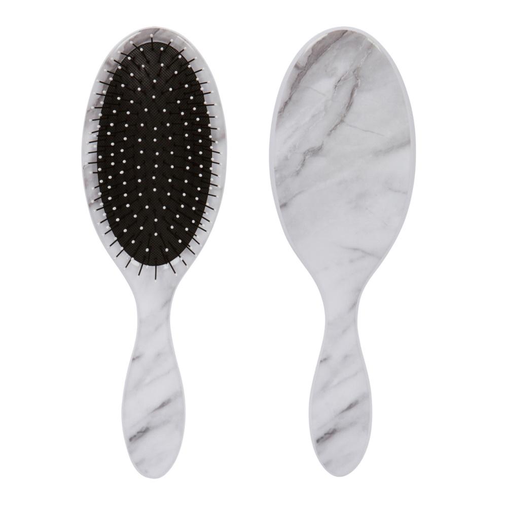 Cala Wet-N-Dry Detangling Hair Brush - Black / White Marble