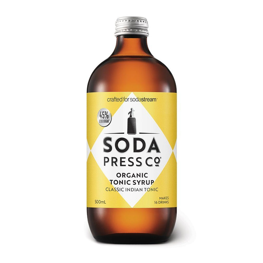 SodaStream Soda Press Organic Tonic Syrup 500mL - Classic Indian Tonic