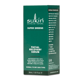 Sukin SUPER GREENS Facial Recovery Serum 30mL