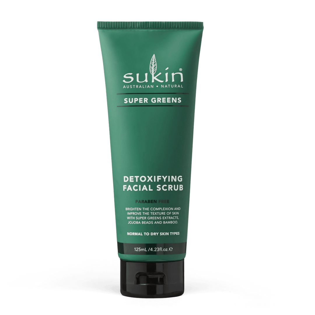 Sukin SUPER GREENS Detoxifyng Facial Scrub 125mL
