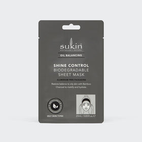 Sukin OIL BALANCING Shine Control Sheet Mask 25mL