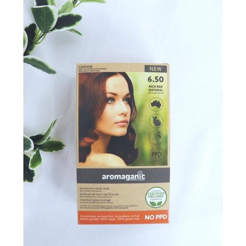 Aromaganic Organic Hair Colour - 6.50 Rich Red Natural