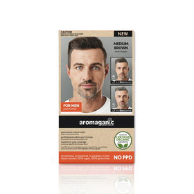 Aromaganic Organic Hair Colour - 4.0N Men's Medium Brown (Natural)