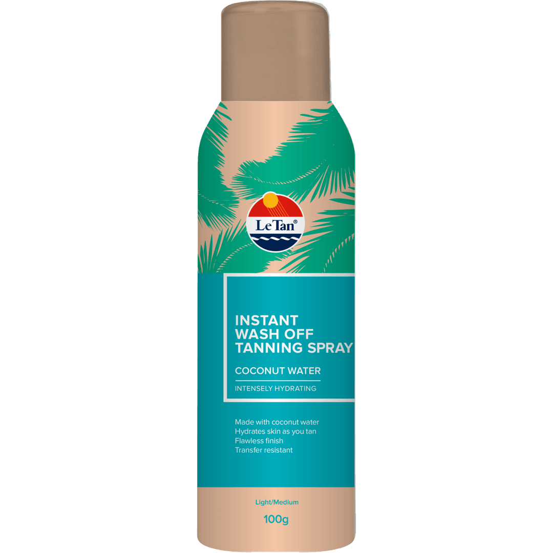 Le Tan Coconut Water Instant Wash Off Tanning Spray 100g