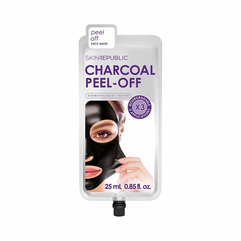 Skin Republic CHARCOAL PEEL-OFF Face Mask Sheet 3's