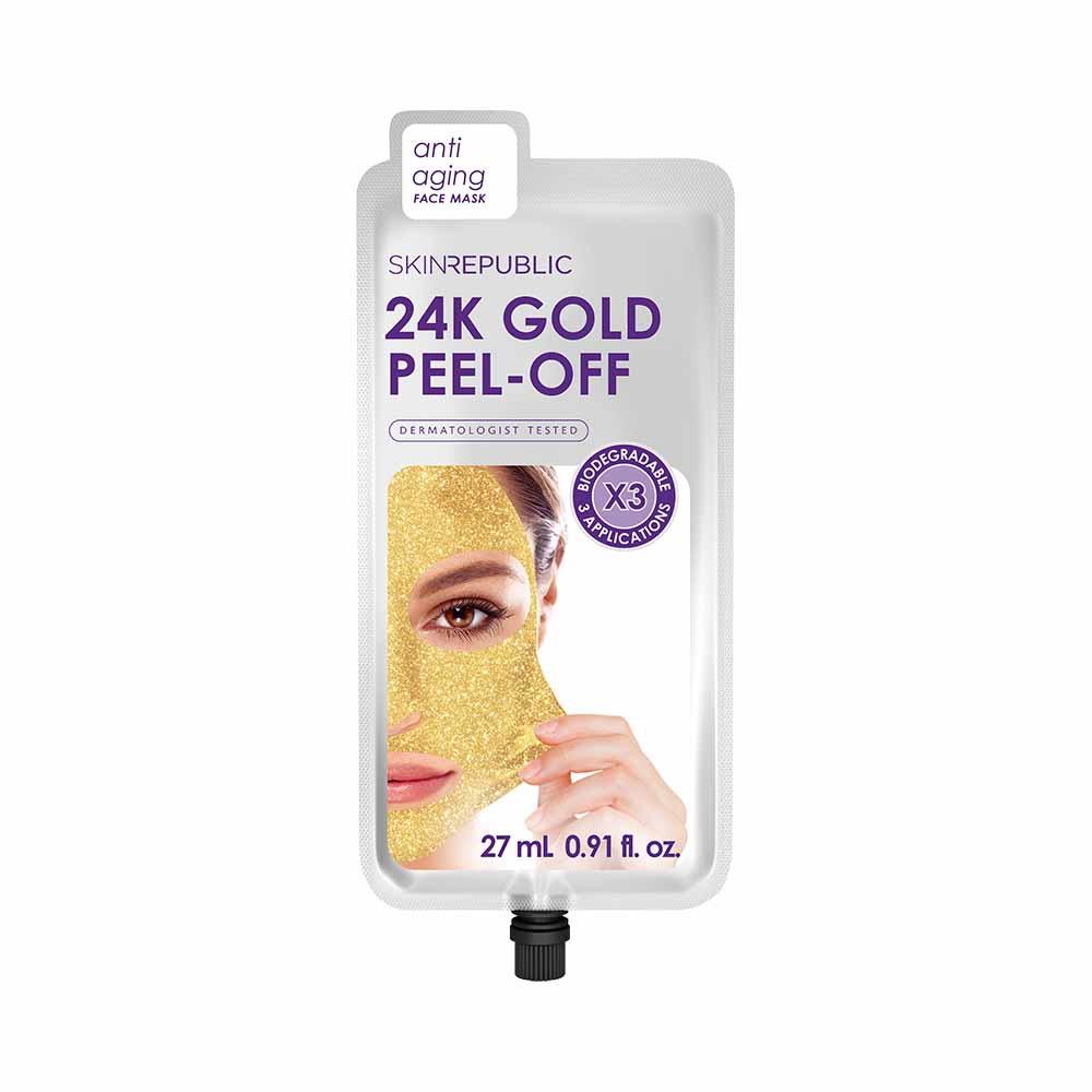 Skin Republic 24K GOLD PEEL-OFF Face Mask Sheet 3's