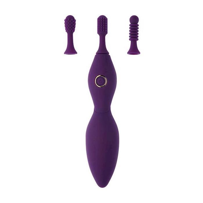 Share Satisfaction TANDA Clitoral Vibrator - Purple
