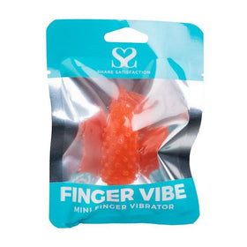 Share Satisfaction FINGER VIBE Mini Finger Vibrator - Orange