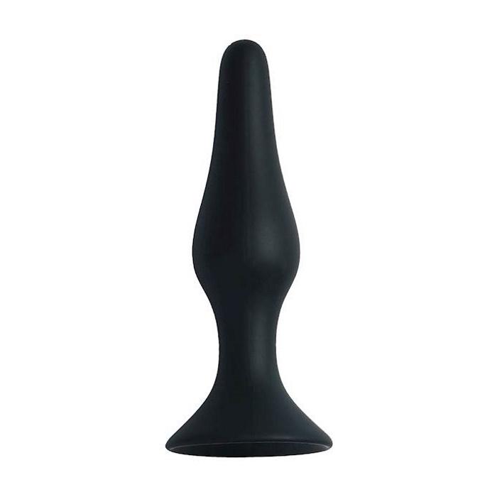 Share Satisfaction Large Silicone Butt Plug - Black