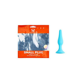 Share Satisfaction Small Silicone Butt Plug - Teal