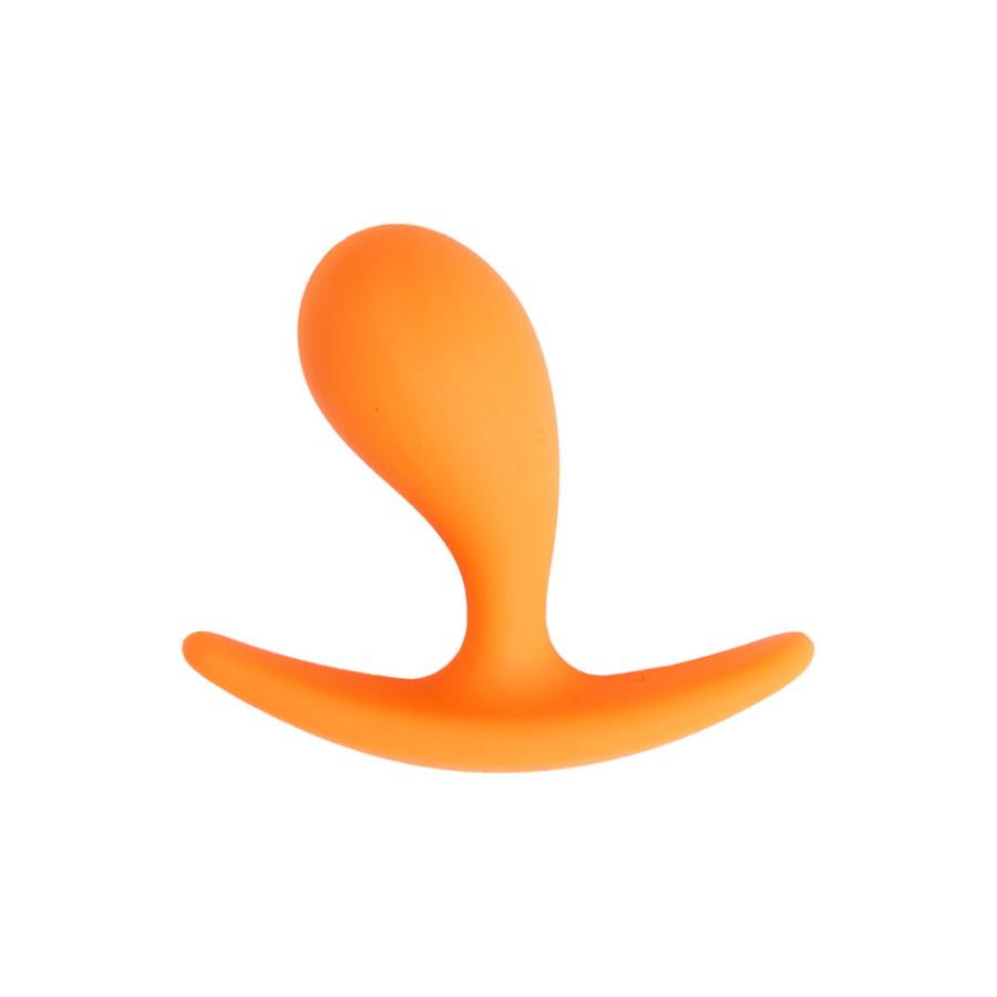 Share Satisfaction Small Curved Plug - Orange