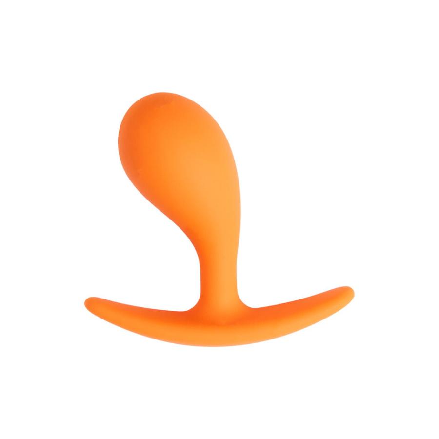 Share Satisfaction Large Curved Plug - Orange