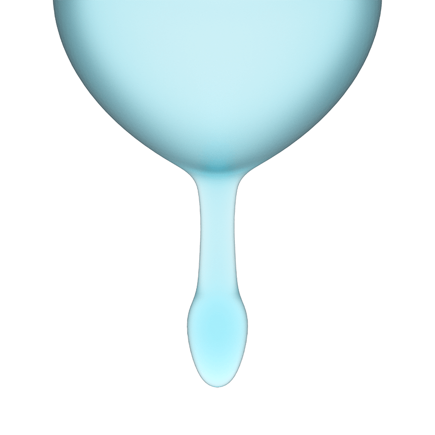Satisfyer Feel Good Menstrual Cups - Light Blue