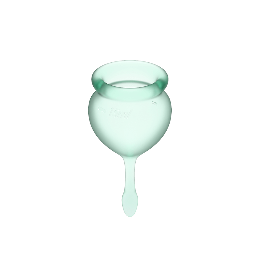 Satisfyer Feel Good Menstrual Cups - Light Green