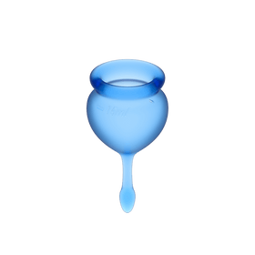 Satisfyer Feel Good Menstrual Cups - Dark Blue