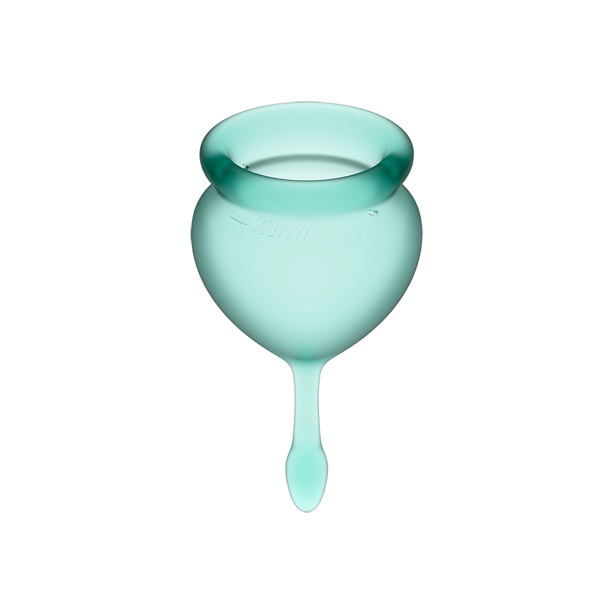 Satisfyer Feel Good Menstrual Cups - Dark Green