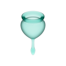 Satisfyer Feel Good Menstrual Cups - Dark Green