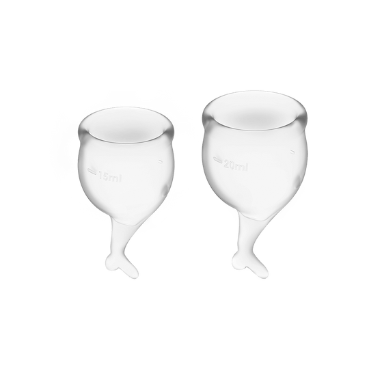 Satisfyer Feel Secure Menstrual Cups - White