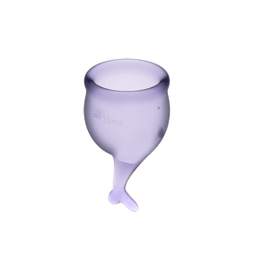 Satisfyer Feel Secure Menstrual Cups - Purple
