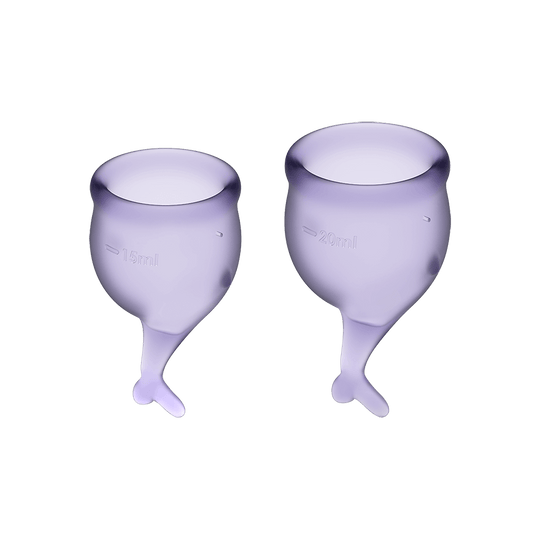Satisfyer Feel Secure Menstrual Cups - Purple