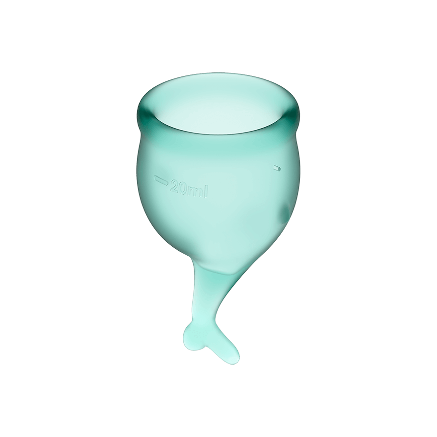 Satisfyer Feel Secure Menstrual Cups - Dark Green