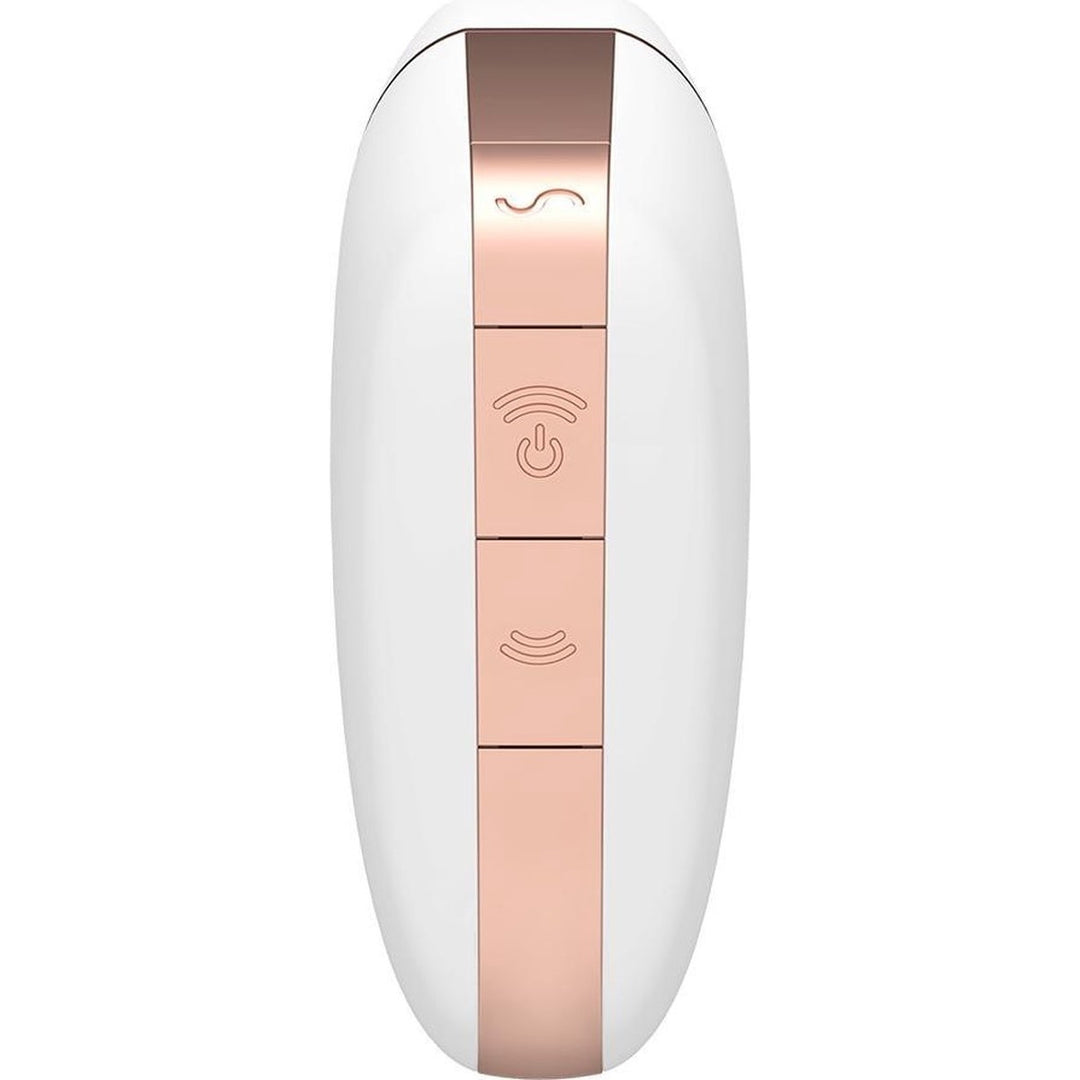 Satisfyer Love Triangle Air Pulse Stimulator + Vibration - White