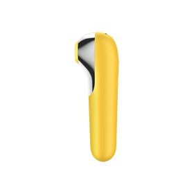 Satisfyer Dual Love Air Pulse Vibrator - Yellow
