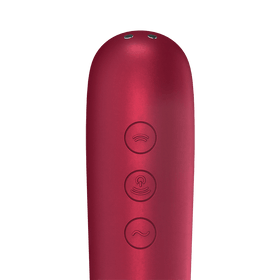 Satisfyer Dual Love Air Pulse Vibrator - Red