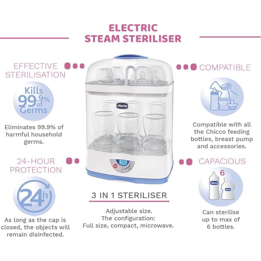 Chicco SterilNatural 3in1 Steam Steriliser