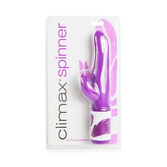 Climax Spinner 6x Rabbit-Style Vibrator - Purple