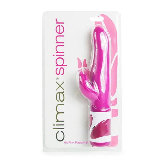 Climax Spinner 6x Rabbit-Style Vibrator - Pink