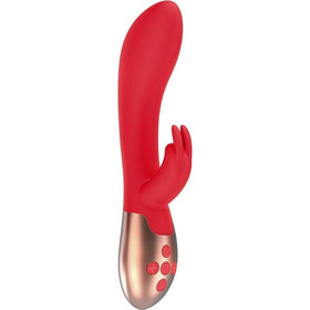 Elegance Opulent Heating Rabbit Vibrator - Red