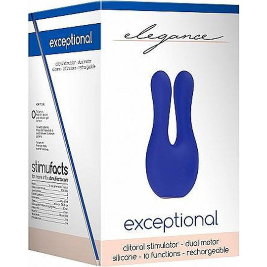 Elegance Exceptional Clitoral Stimulator - Blue