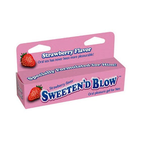 Little Genie Sweeten'd Blow Oral Pleasure Gel - Strawberry