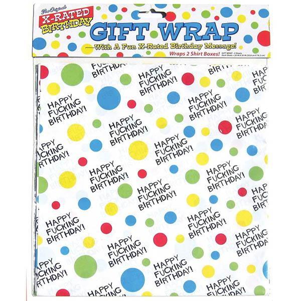Little Genie X-Rated Birthday Gift Wrap Paper