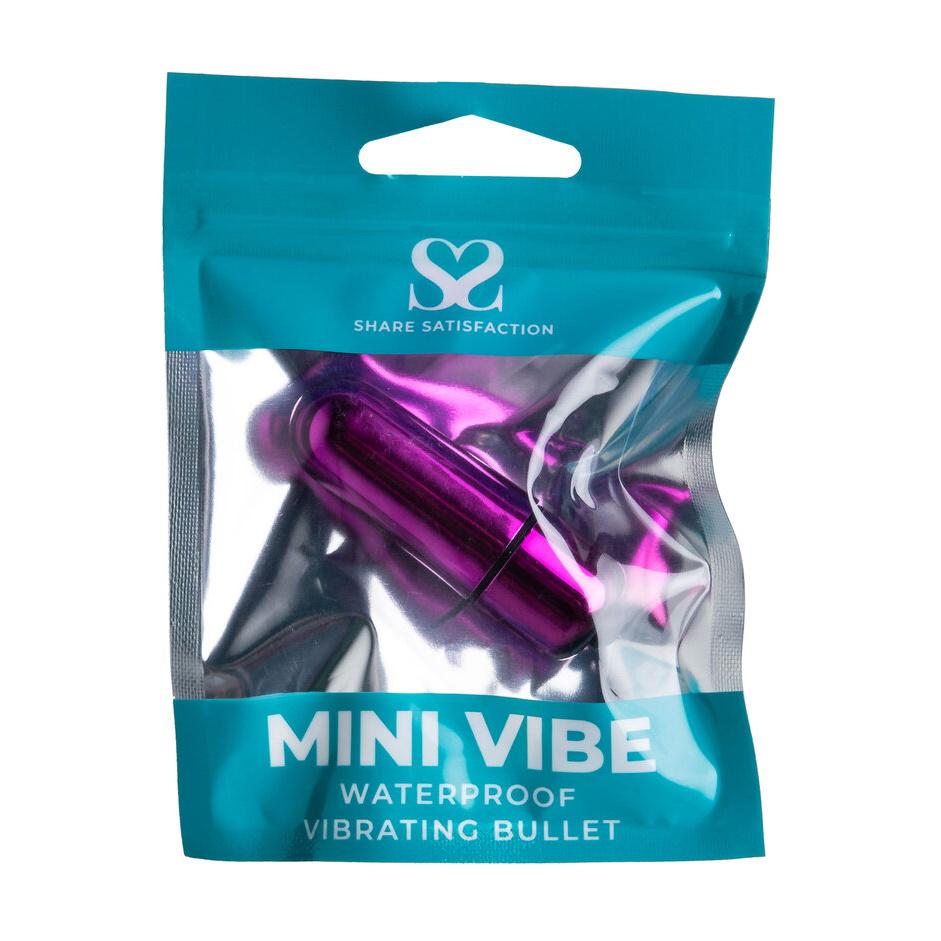 Share Satisfaction MINI VIBE Waterproof Vibrating Bullet - Purple