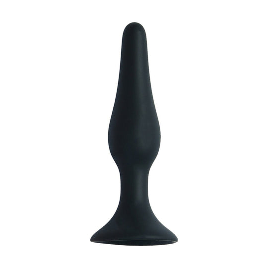 Share Satisfaction SMALL Silicone Butt Plug - Black