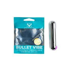 Share Satisfaction Waterproof Rechargeable BULLET VIBE - Silver