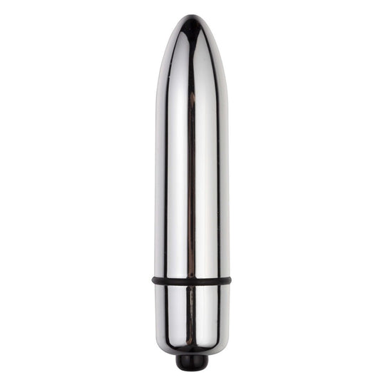 Share Satisfaction Pointed Bullet Vibrator - Silver