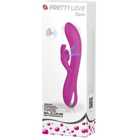 Pretty Love Sam Dual Stimulation Rabbit Vibrator - Purple