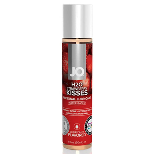 System JO H2O Water-Based Lubricant 30mL - Strawberry Kisses