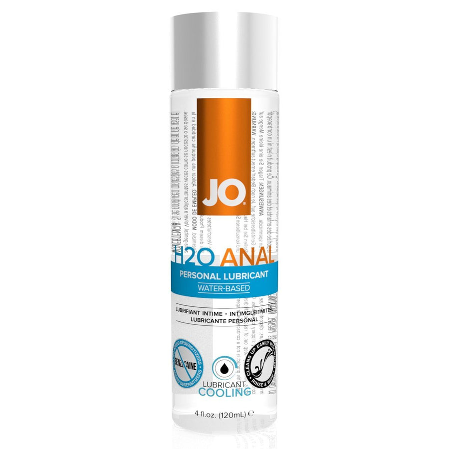 System JO H2O ANAL Water-Based Lubricant 120mL - Cooling