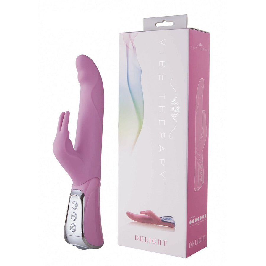 Vibe Therapy Delight Rabbit Vibrator - Pink