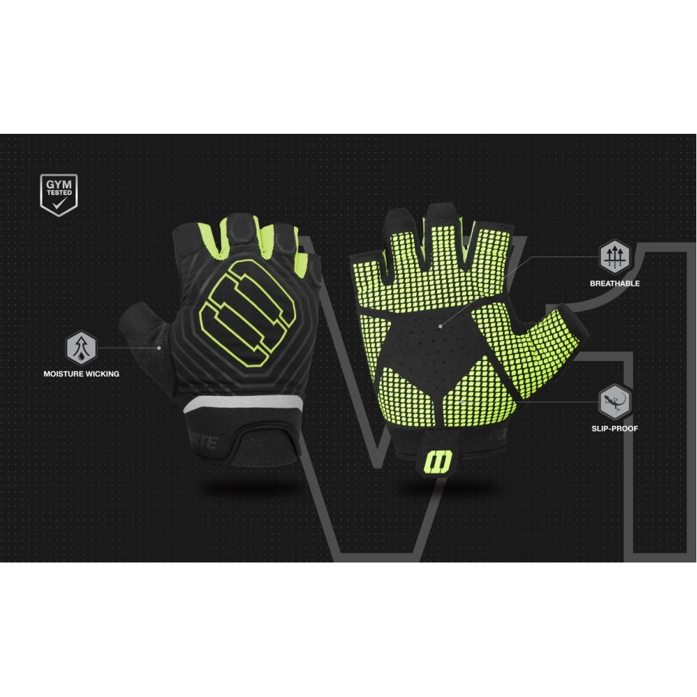Dominate Sport MEGA-GRIP V1 High Performance Training Glove - Neon Yellow