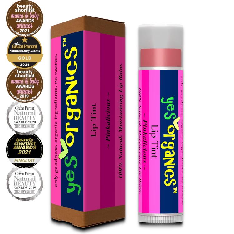 Yes Organics Tinted Lip Balm - Pinkalicious