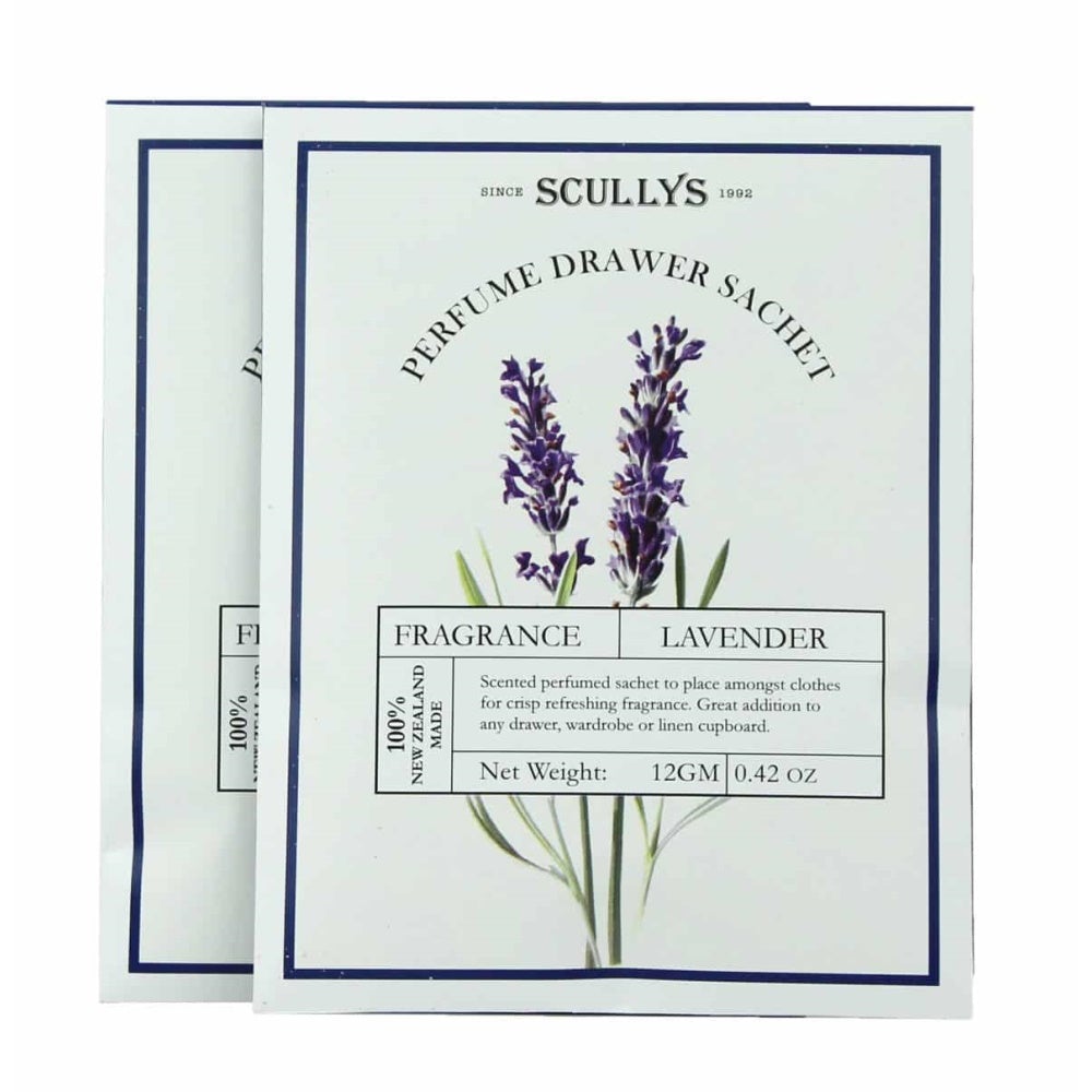 SCULLYS Perfume Drawer Sachets - Lavender